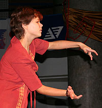 Солистка группы "Птица Тылобурдо"