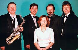 Группа "Опус": Владимир Гришин, Владимир Галныкин, Ольга Мильченко, Георгий Худоногов, Виталий Гурьянов