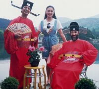 Ришал Шафи (справа) в Китае